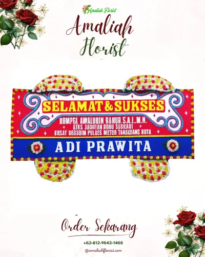 Karangan Bunga Ucapan Selamat di Srimartani